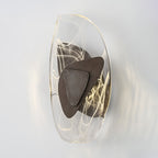 Beatrice Artistic Black Glass Wall Lamp
