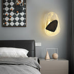 Beatrice Artistic Black Glass Wall Lamp