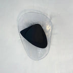Beatrice Artistic Black Glass Wall Lamp