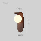 Exuro Indoor Wall Lamp Wood Color / Walnut Color