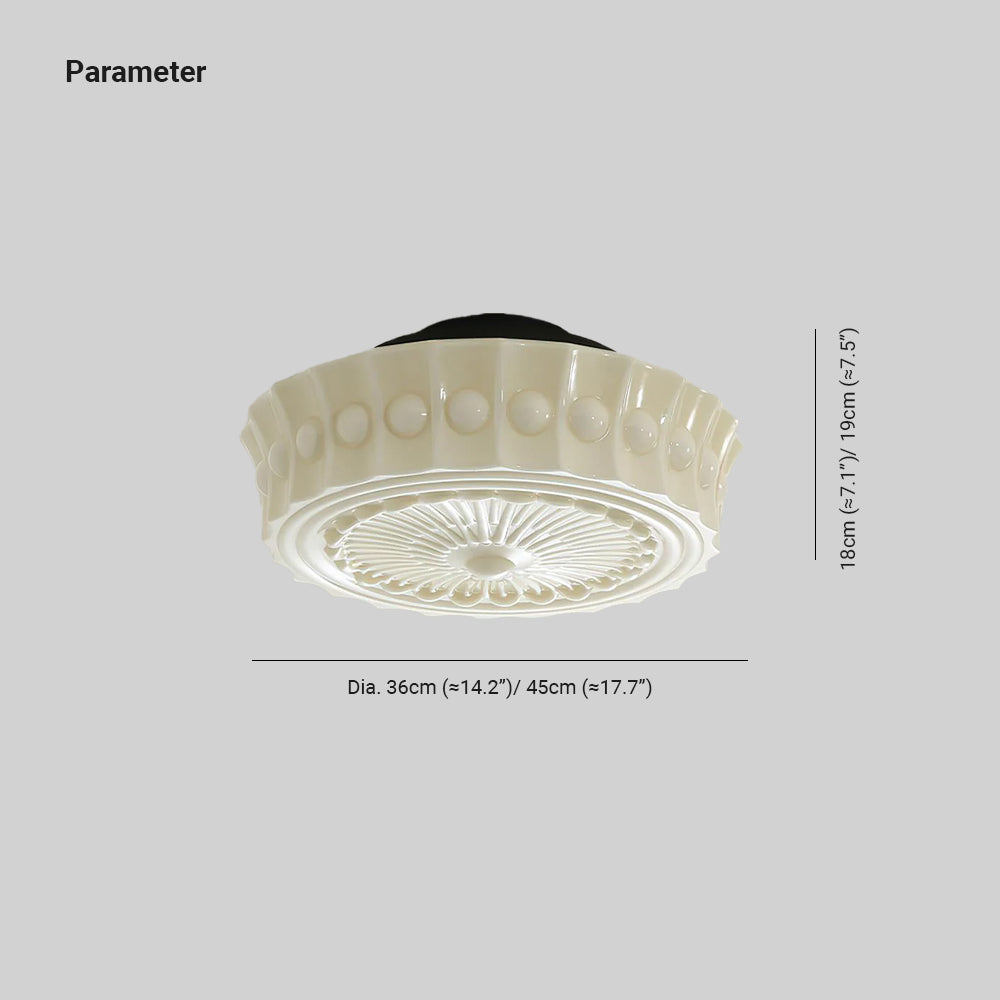 Elena Glass Ceiling Light