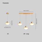 Milk Pendant Light Natural Wood