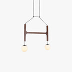 Terra Chandelier Geometric Wood