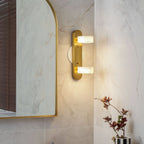 Orshaa Linear Travertine Vanity Light