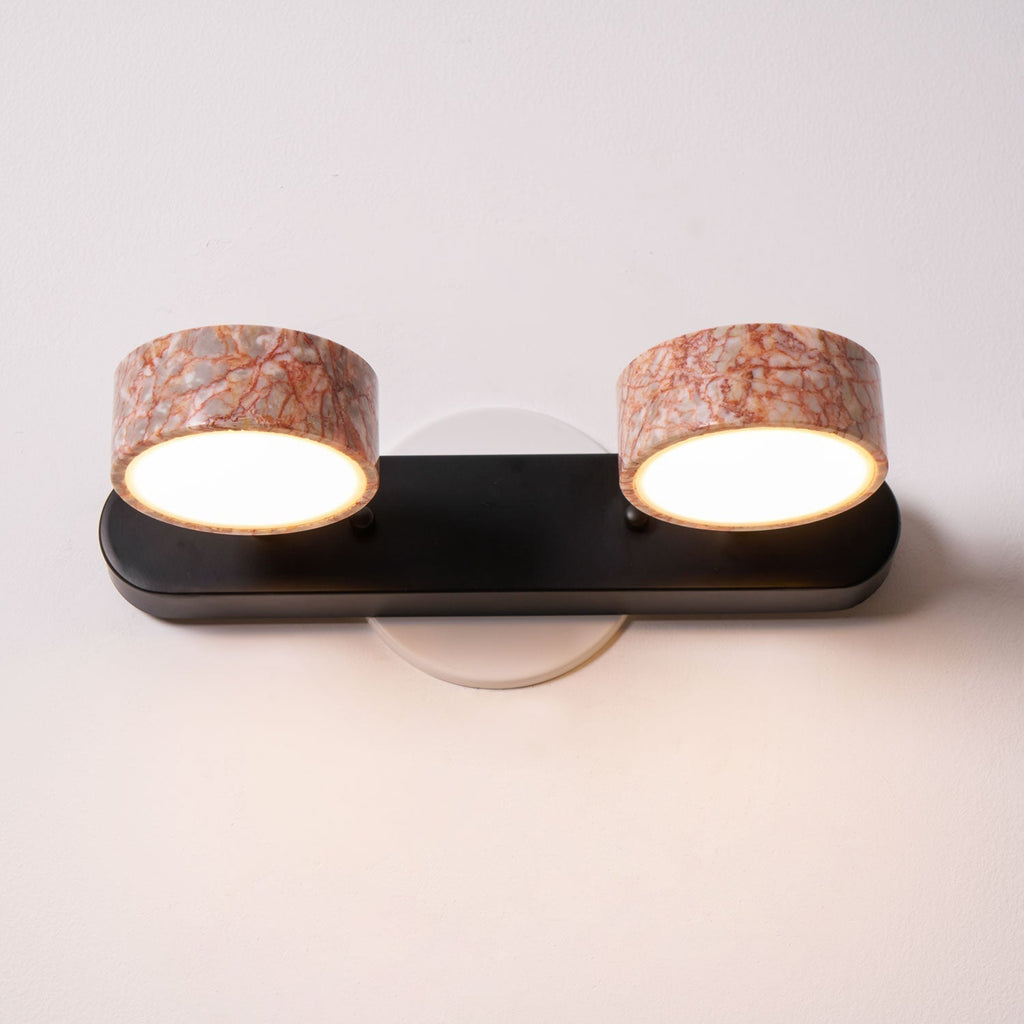 Orshaa Linear Travertine Vanity Light