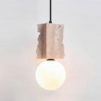 Ritta Irregulate Pendant Light Travertine