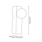 Obrio Travertine Wall Lamp