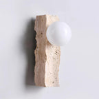 Obrio Travertine Wall Lamp