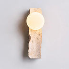 Obrio Travertine Wall Lamp
