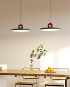 Pendant Lamp Disc with Loop Detail Ambient Minimalist