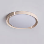 Juvio Minimalist Round Travertine Ceiling Light