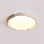 Juvio Minimalist Round Travertine Ceiling Light