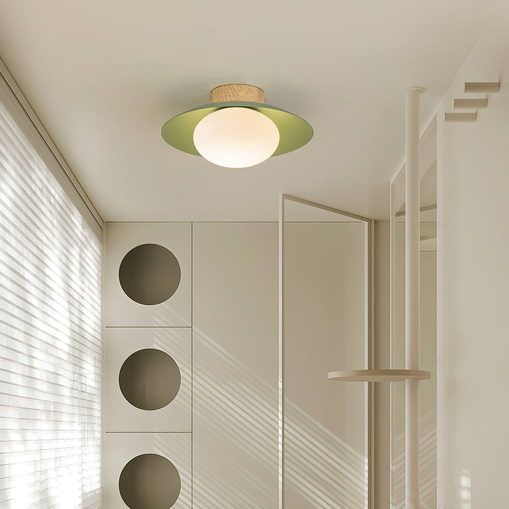 Verdora Green Flush Mount Ceiling Light