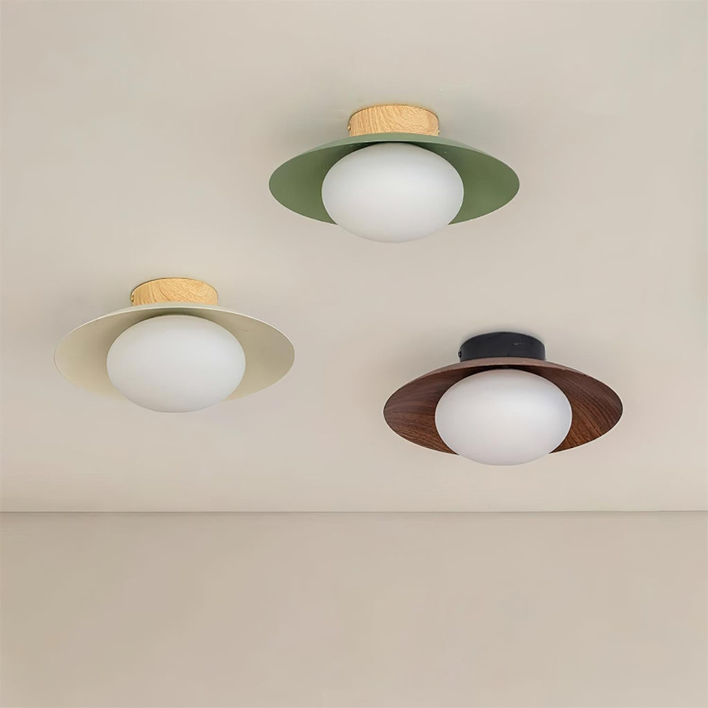 Verdora Green Flush Mount Ceiling Light