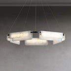 Circona Alabaster Pendant Light Chandelier