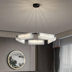 Circona Alabaster Pendant Light Chandelier