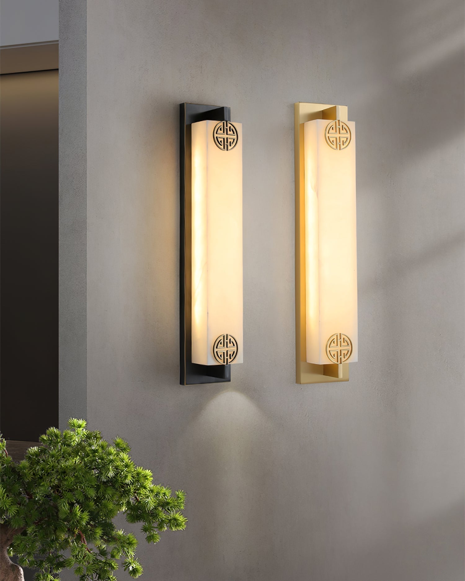 Luste  Alabaster Wall Lamp 4 Style