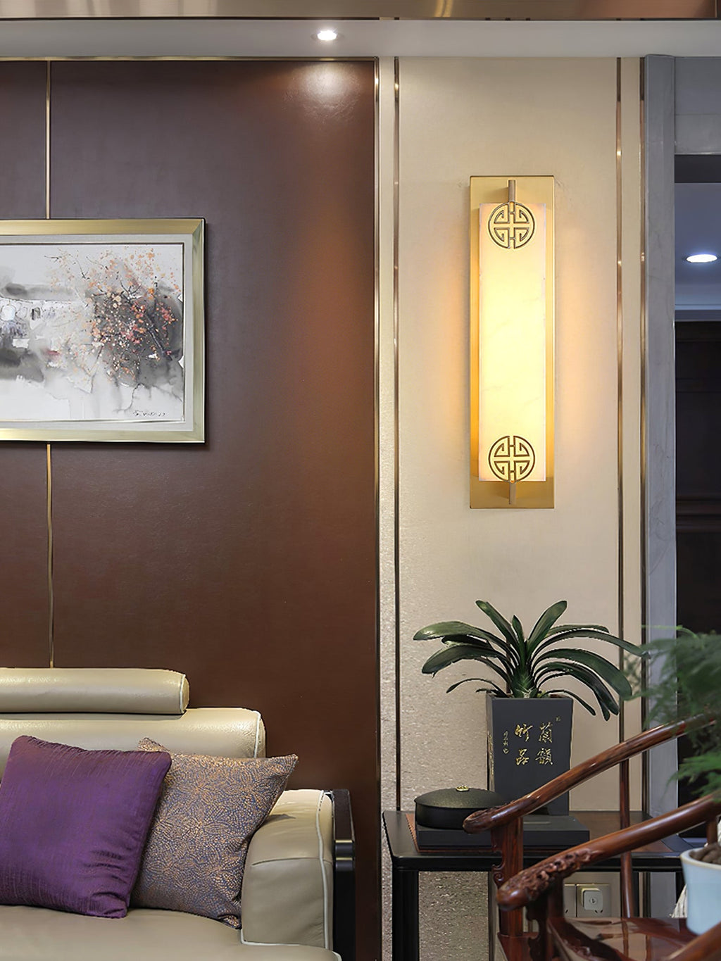 Luste  Alabaster Wall Lamp 4 Style
