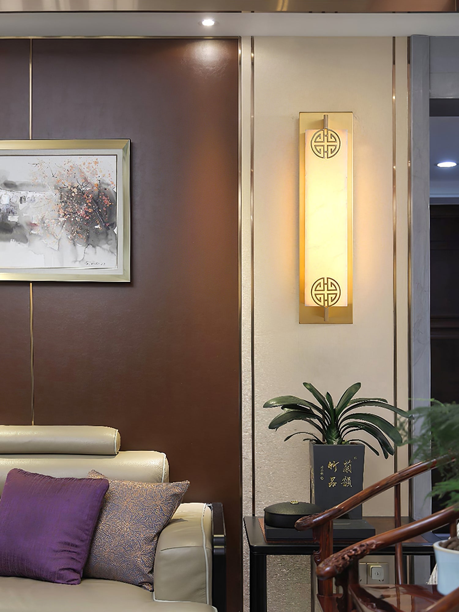 Luste  Alabaster Wall Lamp 4 Style