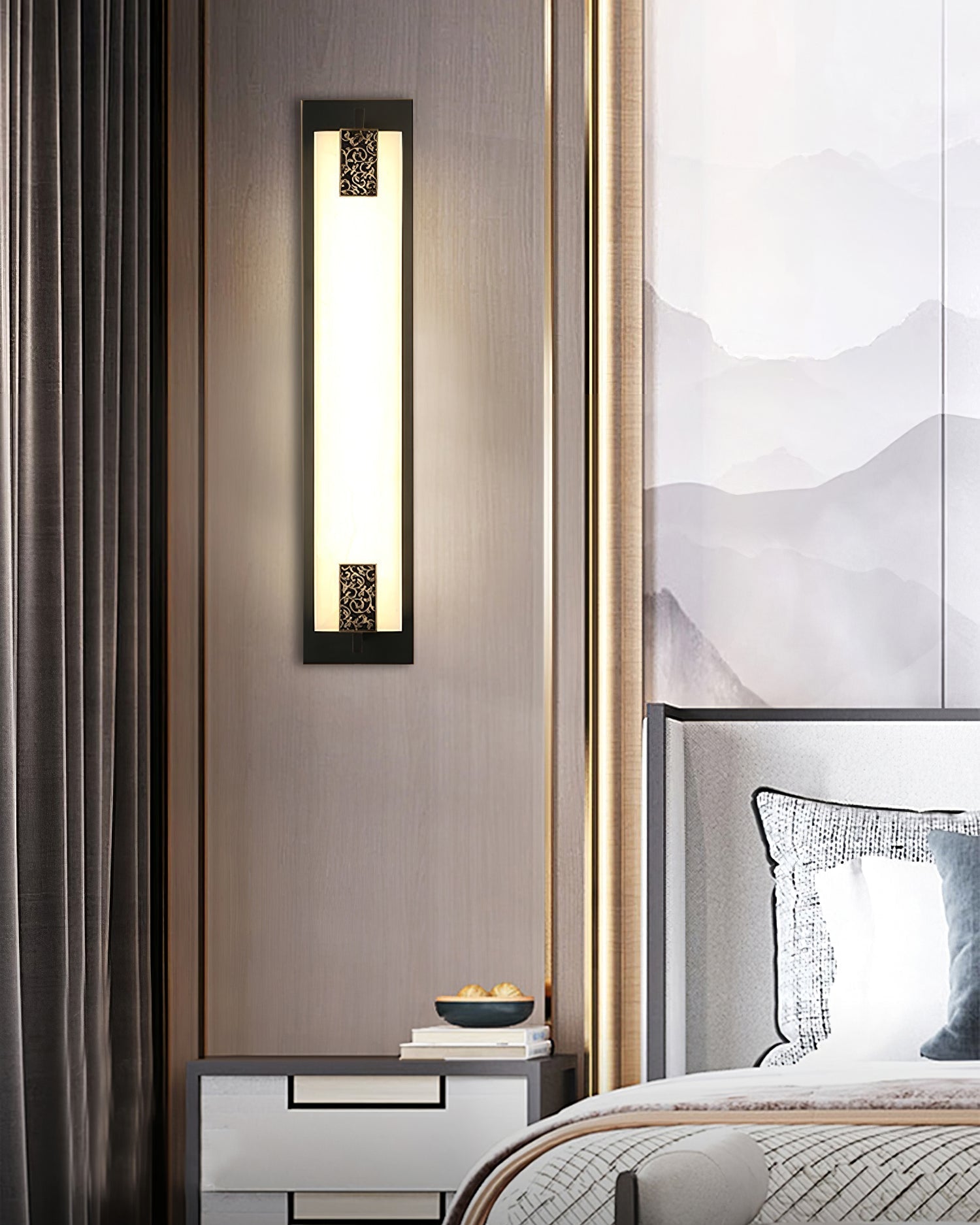 Luste  Alabaster Wall Lamp 4 Style