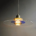 Valentina Minimalism LED Pendant Light Metal/Glass/ Bedroom
