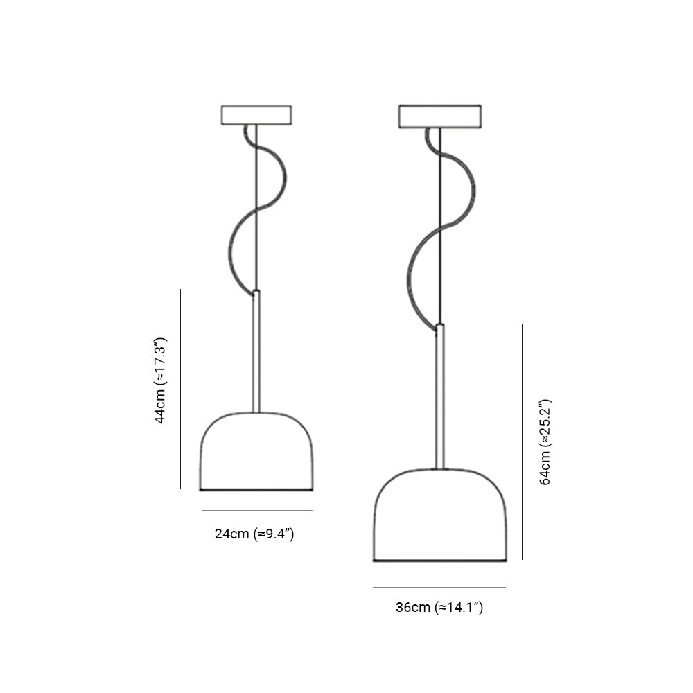 Valentina Pendant Light, DIA 24/36CM