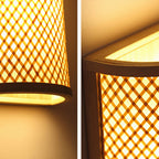 Muto Led Wall Mounted Bedside Lamp, Rattan/, Bedroom