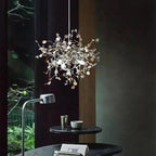 Olivia Artsy Classy Cluster Fireworks Pendant Light, Stainless steel