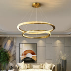 Arisha Minimalist Ring Spiral Shape  Pendant Light,Gold
