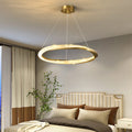 Arisha Minimalist Ring Spiral Shape  Pendant Light,Gold