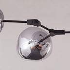 Arisha Modern Globe Lava 3 Pendant Light Fixture