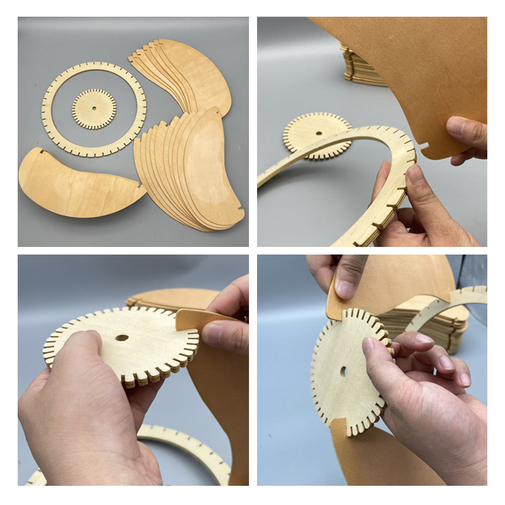 Muto Pumpkin Pendant Light, Wood