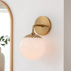 Valentina Globe Glass Wall Lamp