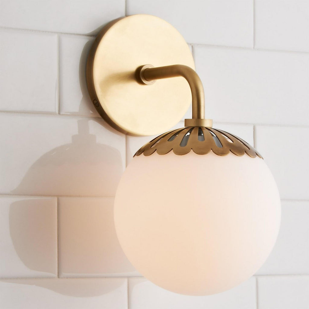 Valentina Globe Glass Wall Lamp