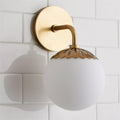 Valentina Globe Glass Wall Lamp
