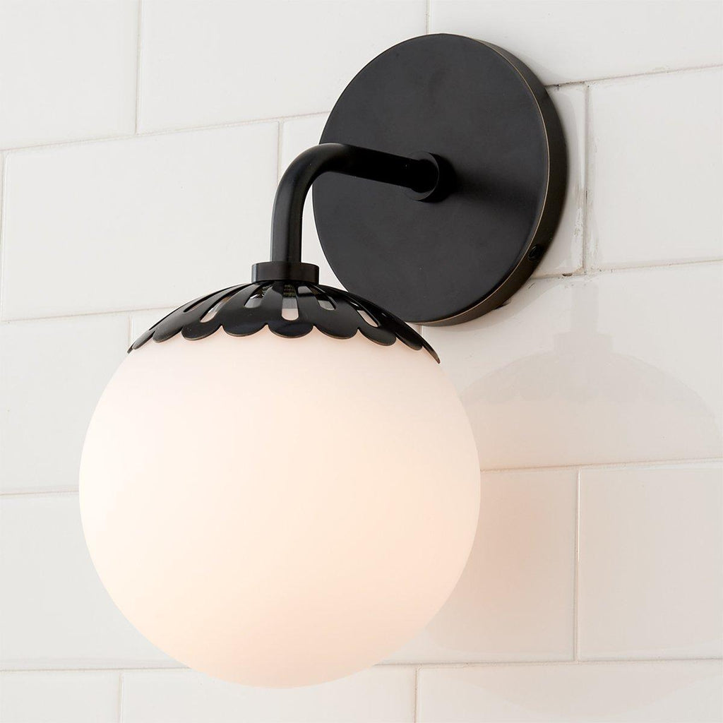 Valentina Globe Glass Wall Lamp