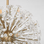 Aurora Chandelier Dickinson Gold Crystal Starburst