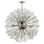 Aurora Chandelier Dickinson Gold Crystal Starburst