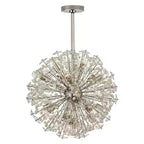 Aurora Chandelier Dickinson Gold Crystal Starburst