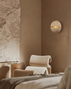 Dinosaur Egg Travertine Wall Lamp