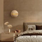 Dinosaur Egg Travertine Wall Lamp