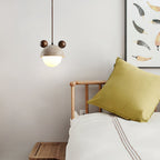 Lyraeus Character-Shaped Travertine Pendant Light