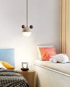 Lyraeus Character-Shaped Travertine Pendant Light