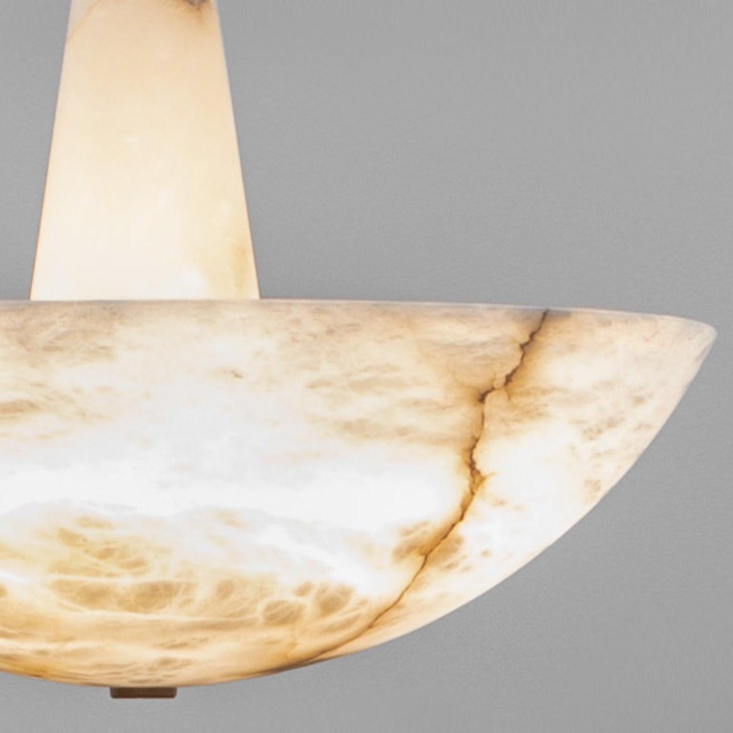 Umiros Chandelier Modern in Alabaster - Kingsley Beaumont
