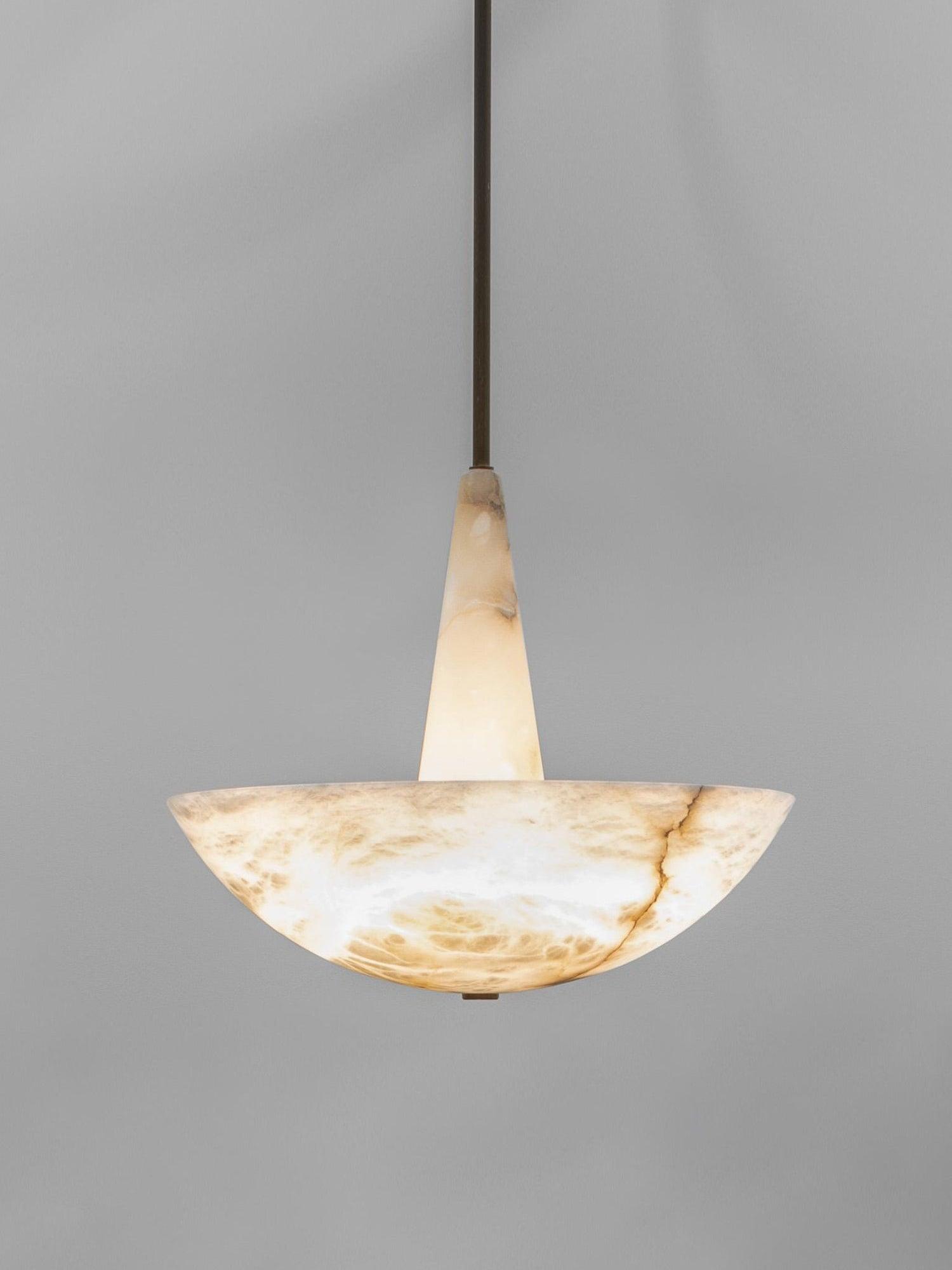 Umiros Chandelier Modern in Alabaster - Kingsley Beaumont