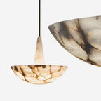Umiros Chandelier Modern in Alabaster - Kingsley Beaumont