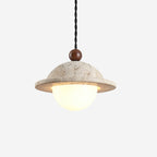Ritta Donut Pendant Light Travertine