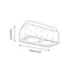 Ritta Ceiling Light Organic Rounded