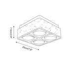 Ritta Ceiling Light Organic Rounded