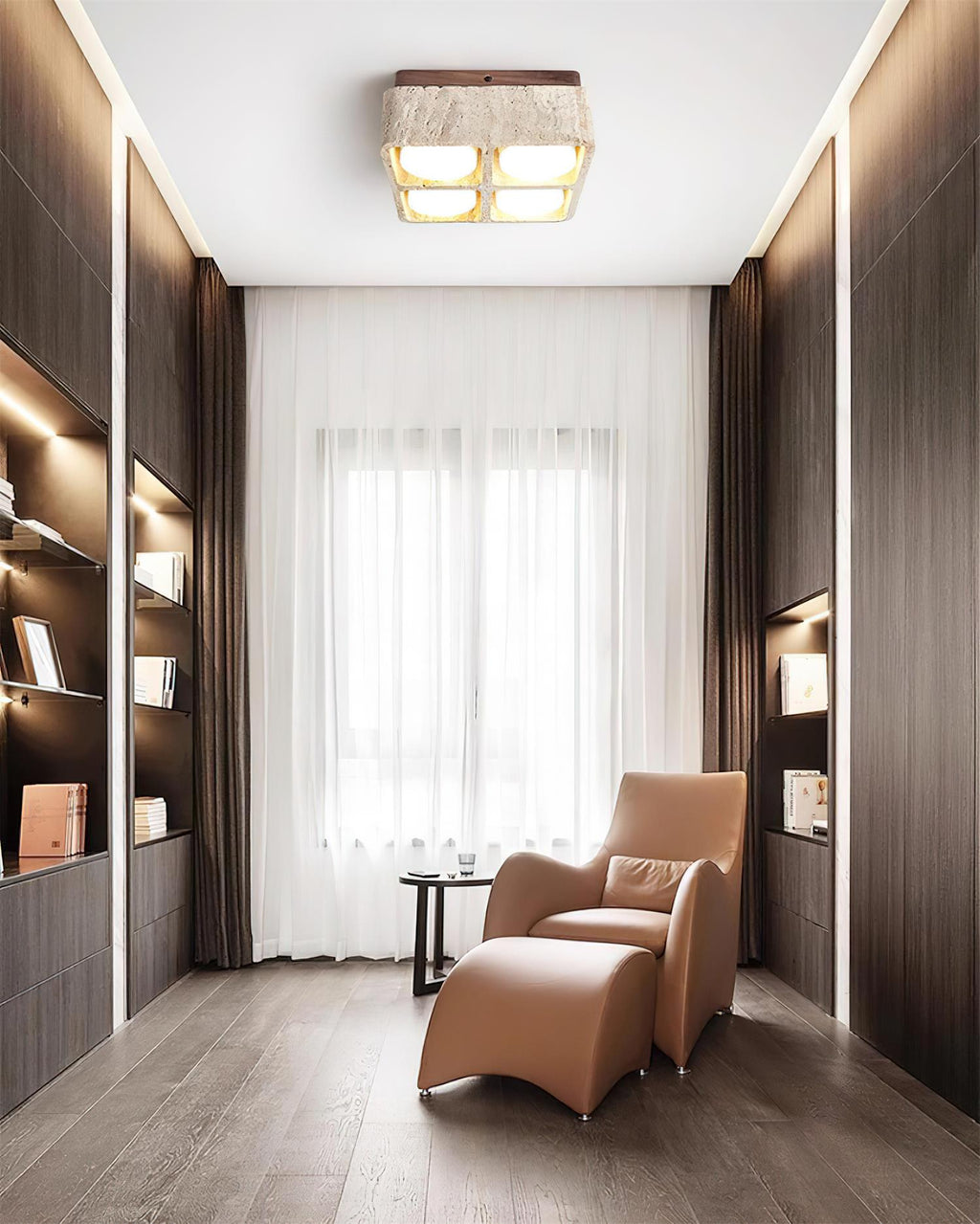 Ritta Ceiling Light Organic Rounded